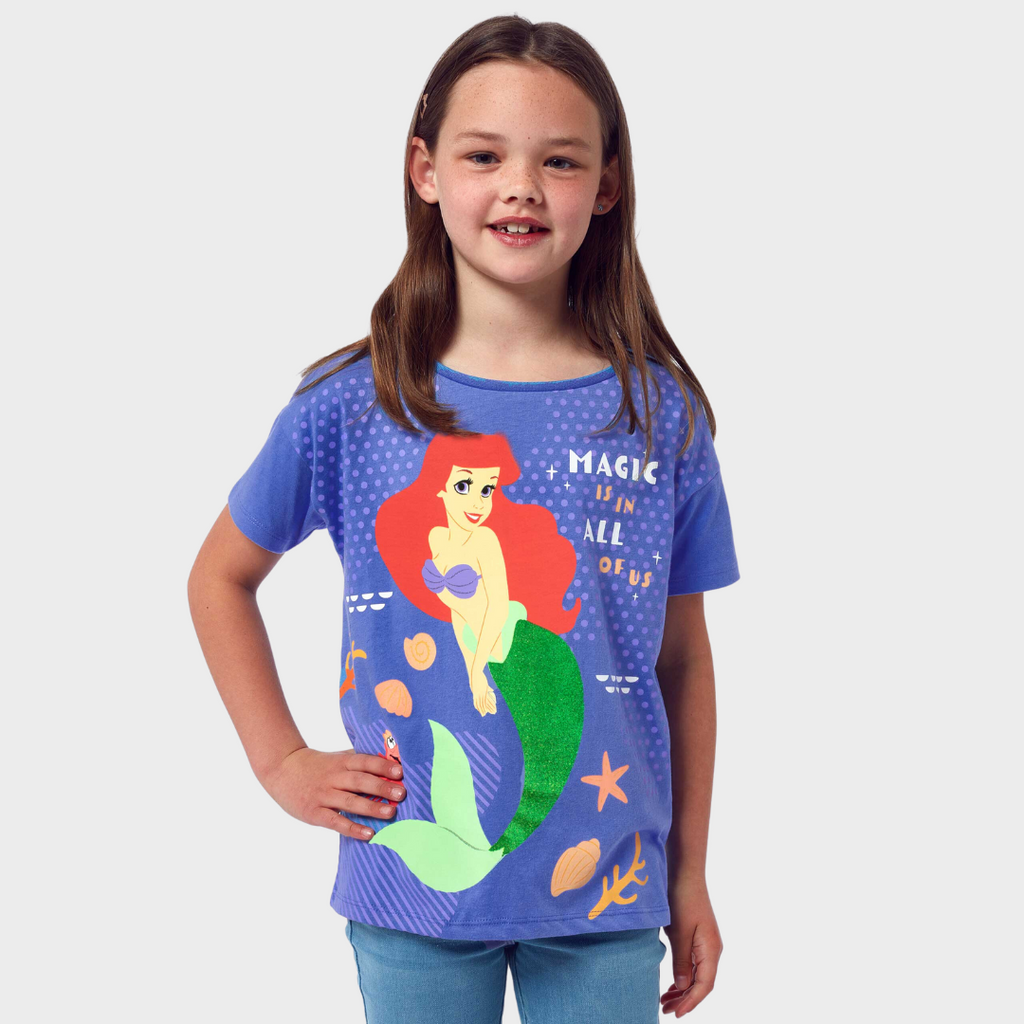 Kinder Arielle die kleine Meerjungfrau T-Shirt | Madchen T-Shirts |  Character.com – Character DE